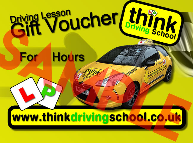 Driving Lesson Gift Vouchers Perfect christmas and birthday gift idea